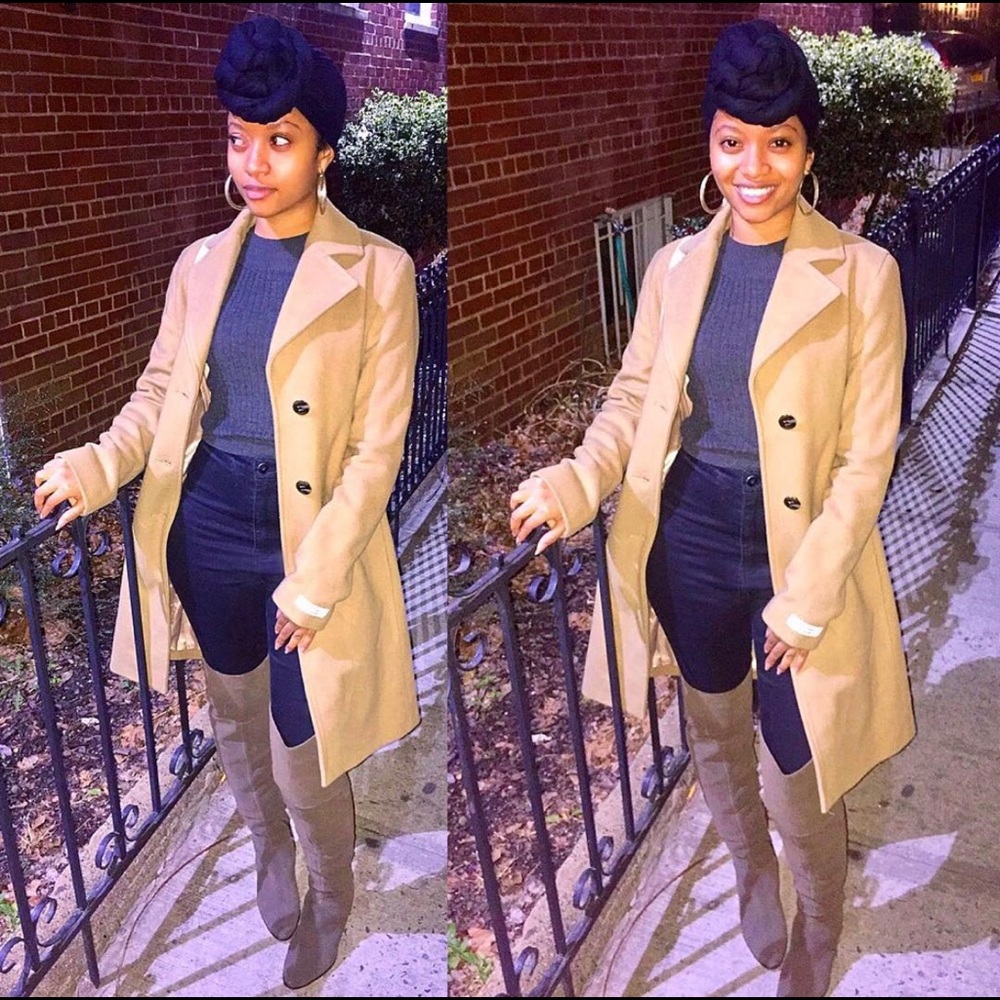 Designer pea coat. Perfect for the Fall or can be layered for Winter.